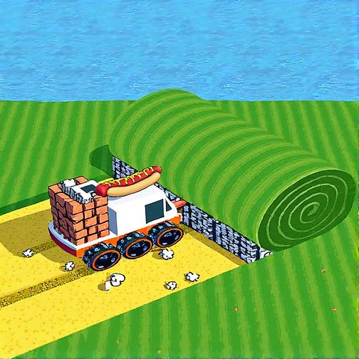 挖穿矿山小游戏