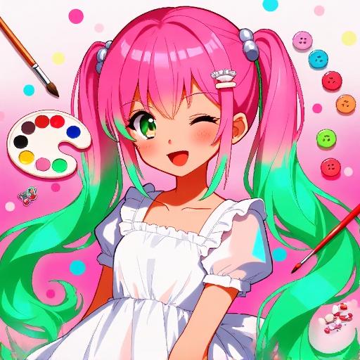 做美甲装扮小游戏