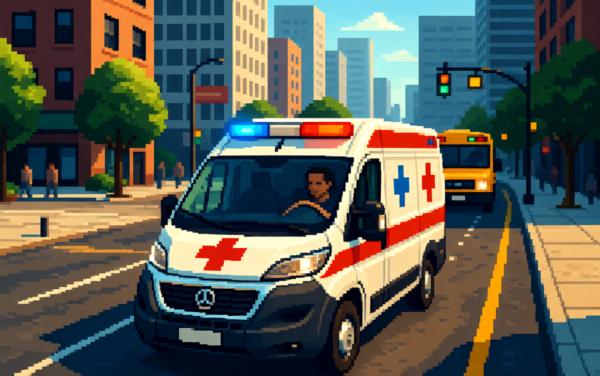 开车救援模拟小游戏