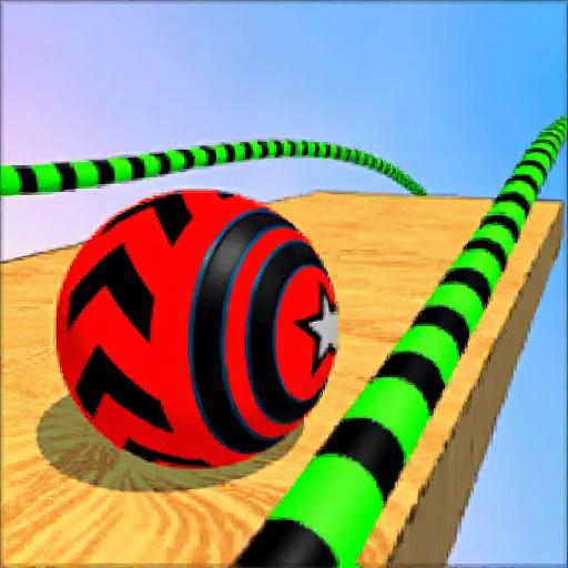 天空滚动球跑酷游戏