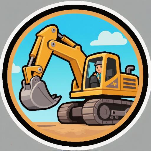 挖掘机挖土拆迁