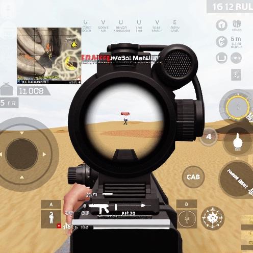 吃鸡精英沙漠地图