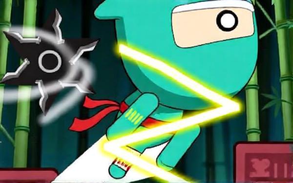 功夫忍者躲飞镖