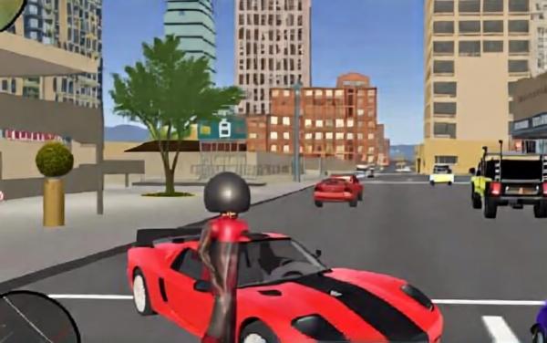 火柴人城市绳索英雄游戏