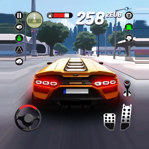 模拟驾驶赛车小游戏