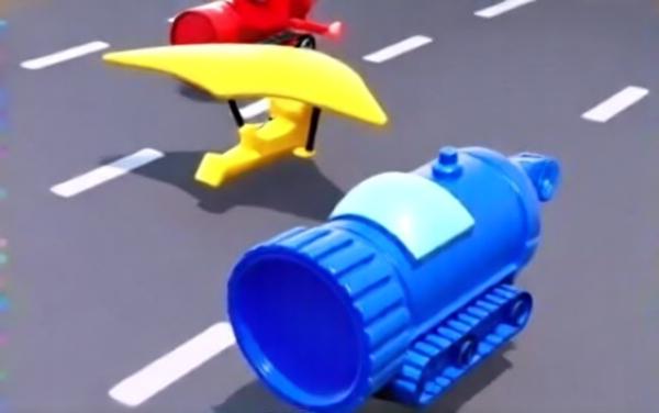 飞机人变身跑酷小游戏