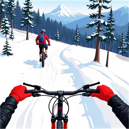 自行车游戏山路赛