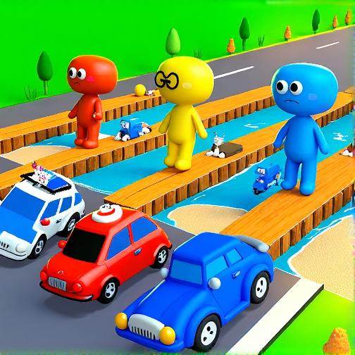 汽车人跑酷竞速小游戏