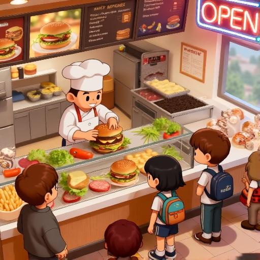 汉堡店模拟器