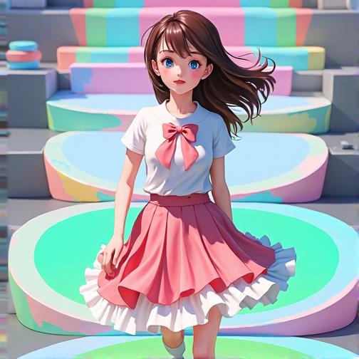 换装跑酷女生小游戏