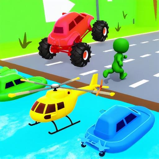 汽车人疯狂变形跑酷