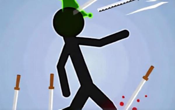 双人火柴人扔剑