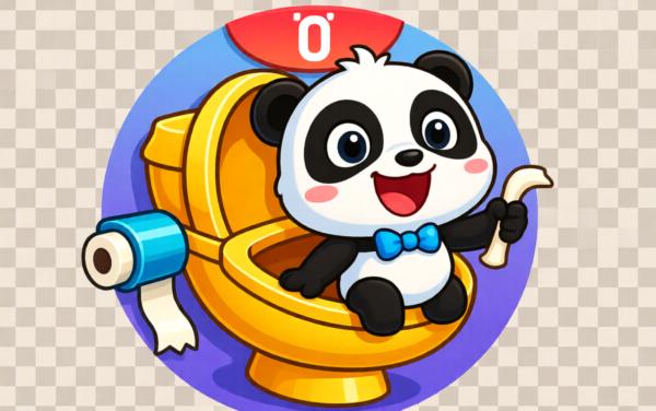 宝宝自己上厕所