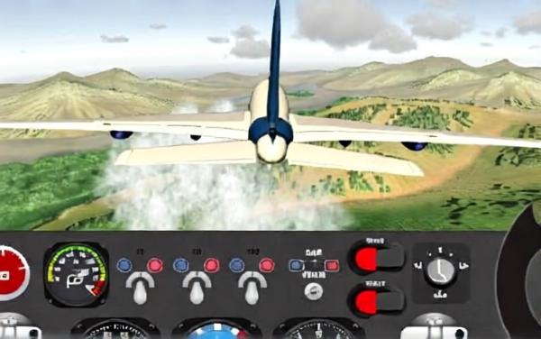 开飞机模拟器驾驶游戏