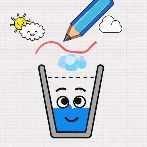 画线救一救水杯