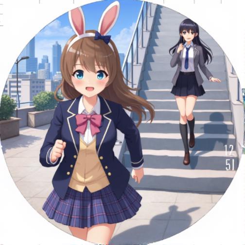 樱花跑酷少女闯关
