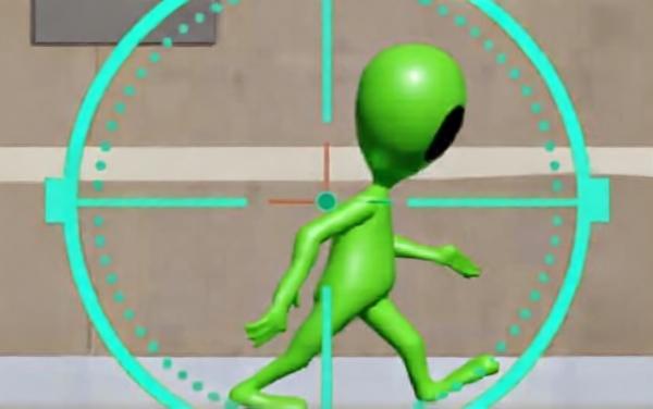 狙击那个外星人