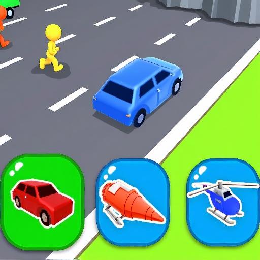 汽车人变形跑酷小游戏