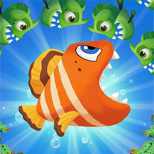 大鱼吃小鱼进化吞食