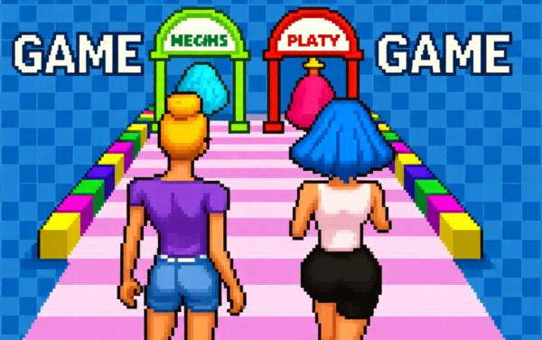 双人公主换装小游戏