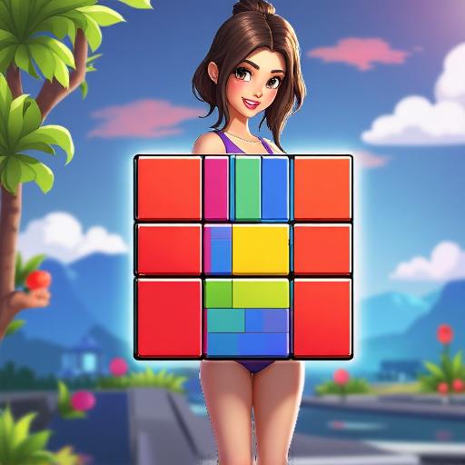 动消消美女小游戏