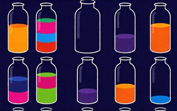 倒水瓶解压游戏