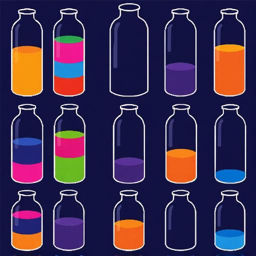 倒水瓶解压游戏