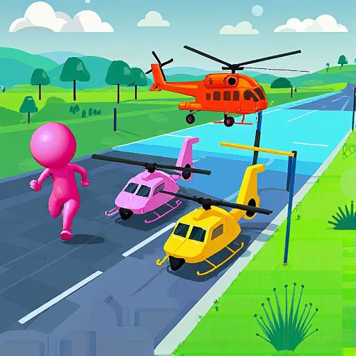 赛车人闯关双人对战