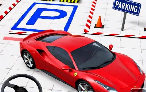 小汽车炫酷停车