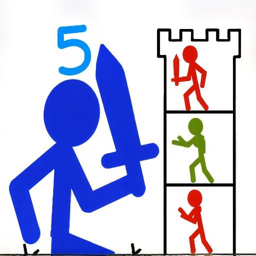 火柴爬塔战争游戏