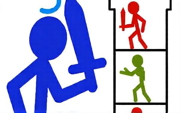 火柴爬塔战争游戏