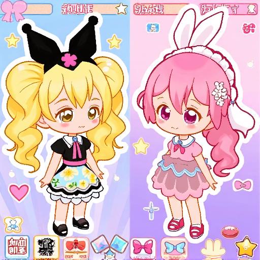 萌系可爱少女换装