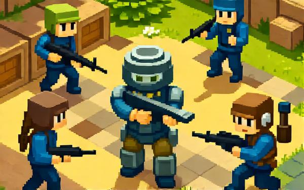 像素枪战5v5小游戏