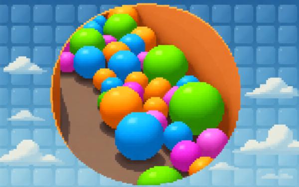 球球向下碰碰碰