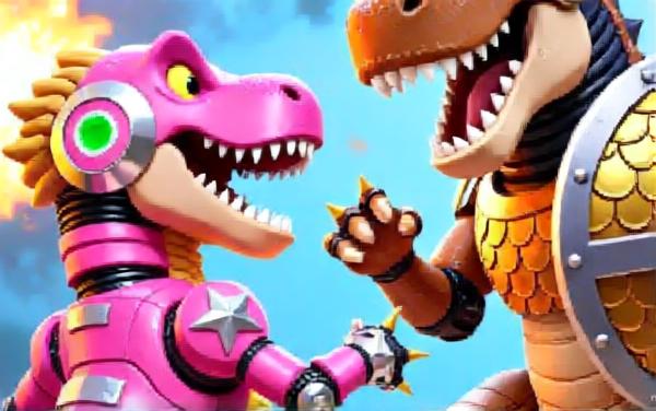 机甲恐龙进化跑酷游戏