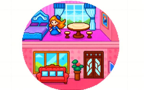 装扮素衣公主豪华别墅