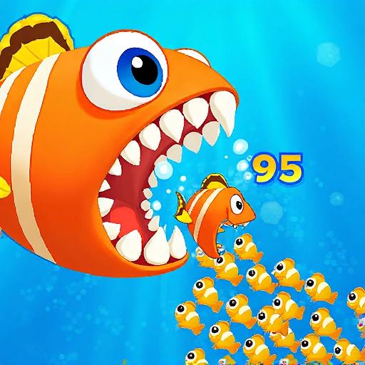 大鱼吃小鱼疯狂吞食