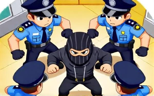 警察抓贼
