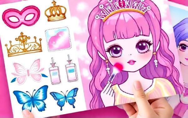 装扮咕卡公主手帐小游戏