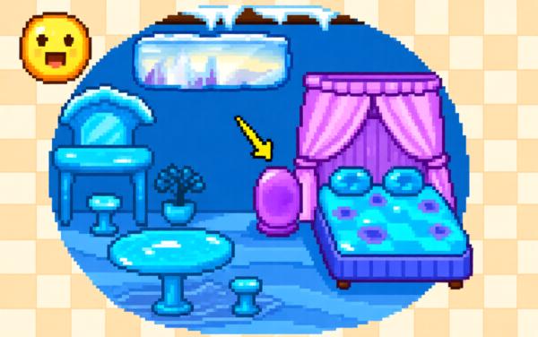 冰雪公主娃娃屋布置