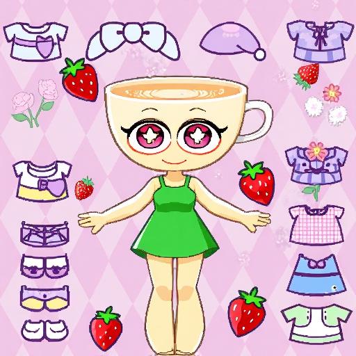 双人公主爱换装女生小游戏