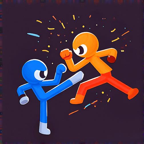 火柴人双人竞技场小游戏