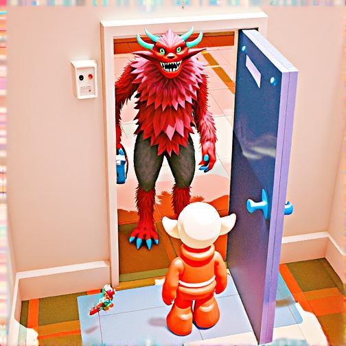 后室抓人躲猫猫小游戏