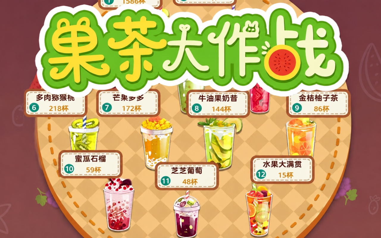 缤纷水果茶