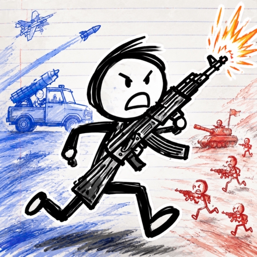 火柴人纸上战争-印度尼西亚语