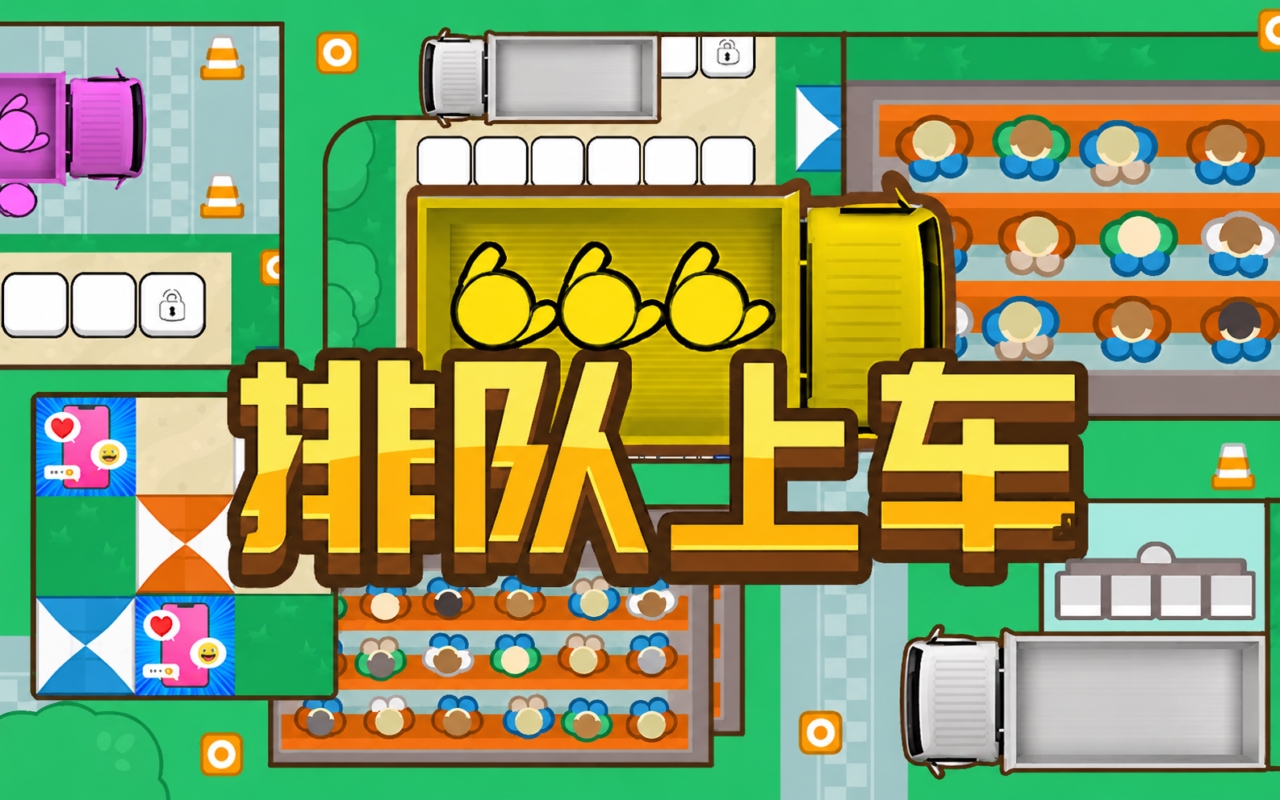 排队上车