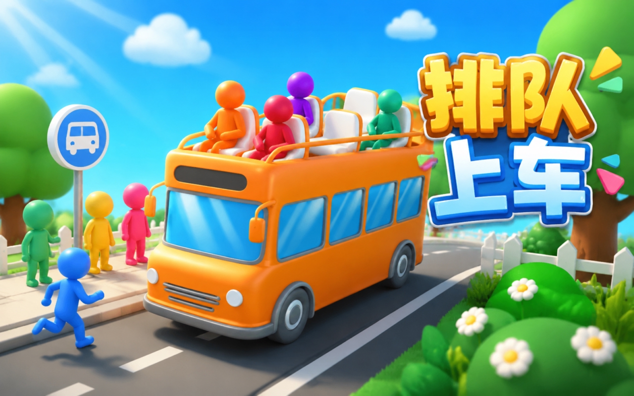 排队上车