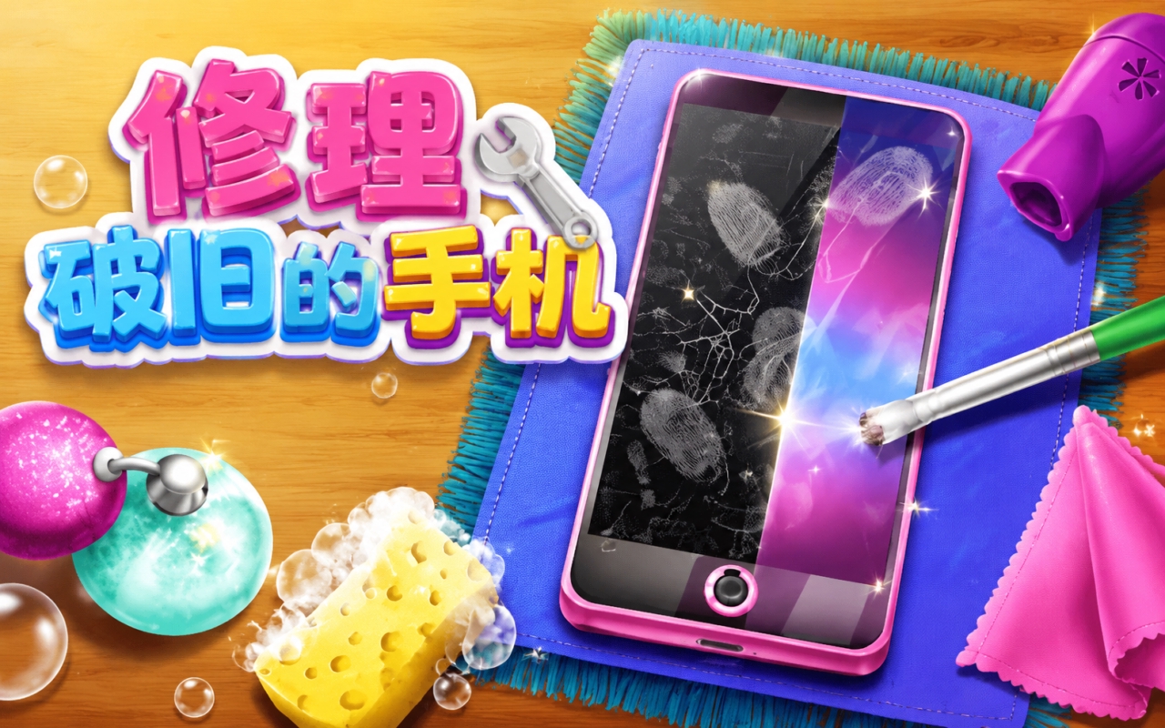 修理破旧的手机