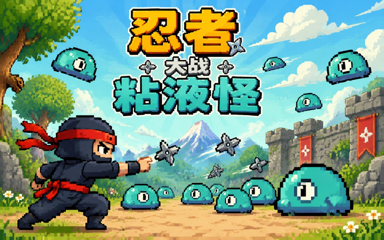 忍者大战粘液怪