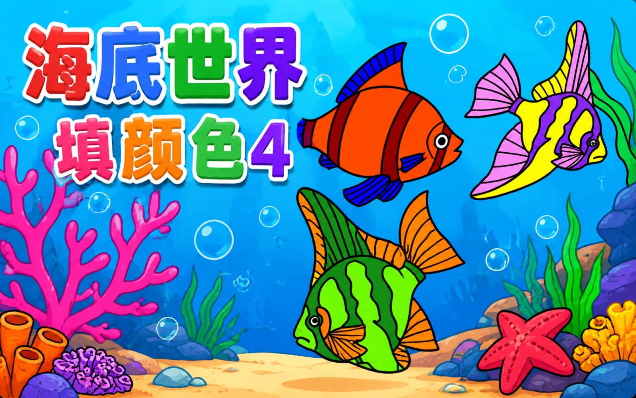 海底世界填颜色4